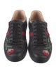 Gucci Leather Floral Print Sneakers