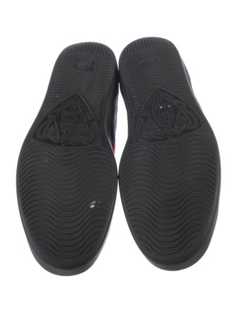 Gucci Leather Floral Print Sneakers