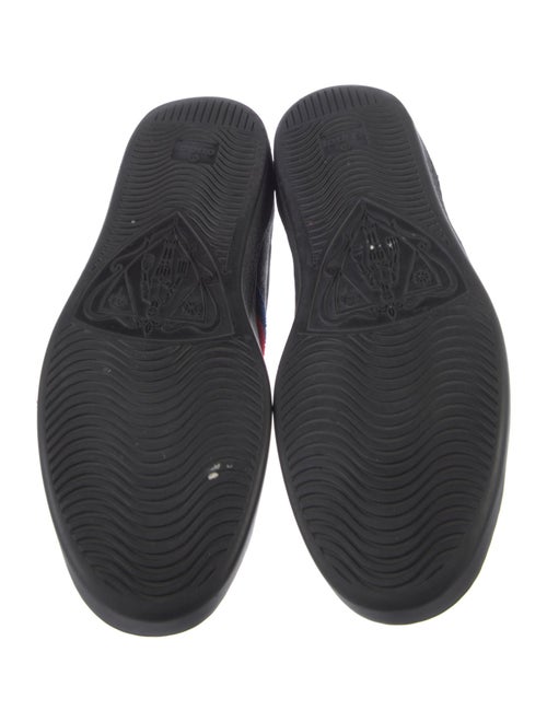 Gucci Leather Floral Print Sneakers