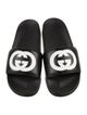 Gucci Leather Printed Slides
