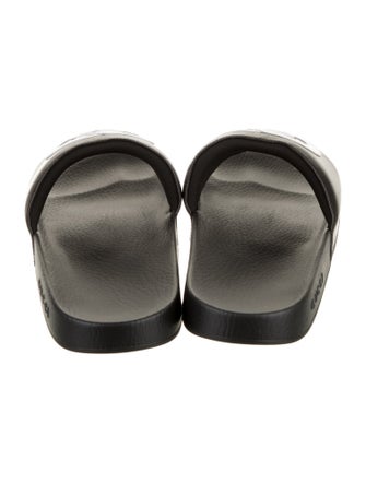 Gucci Leather Printed Slides