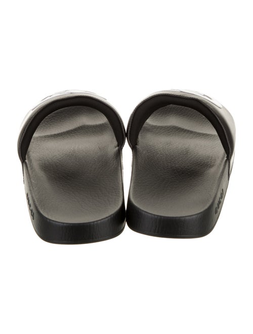 Gucci Leather Printed Slides