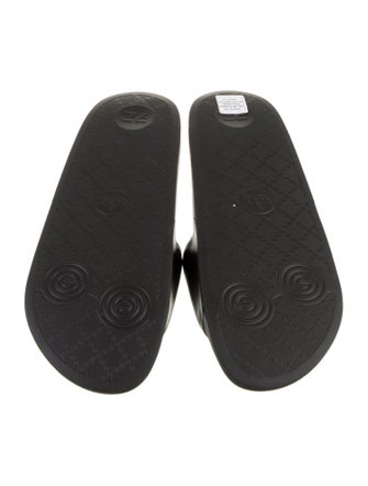 Gucci Leather Printed Slides