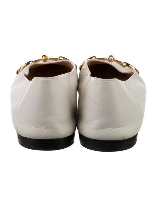Gucci Horsebit Accent Leather Mary Jane Flats