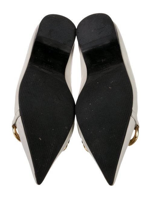 Gucci Horsebit Accent Leather Mary Jane Flats