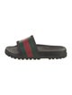 Gucci Web Accent Rubber Slides