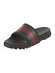 Gucci Web Accent Rubber Slides
