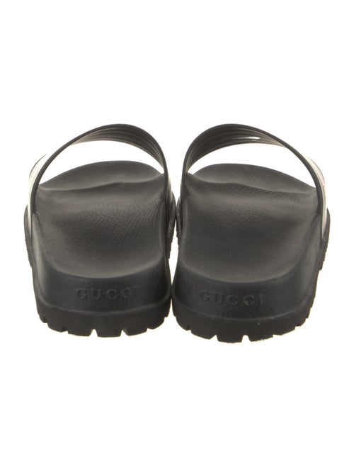 Gucci Web Accent Rubber Slides