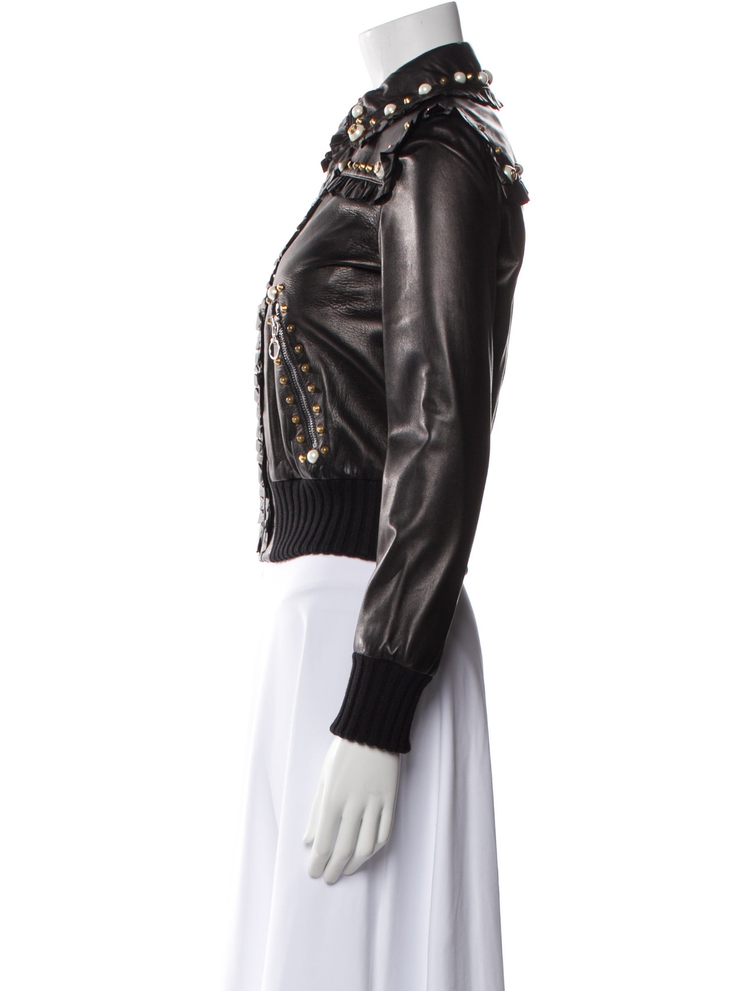 Gucci Leather Biker Jacket