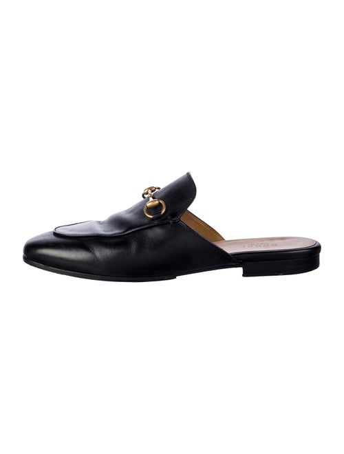 Gucci Horsebit Accent Leather Mules