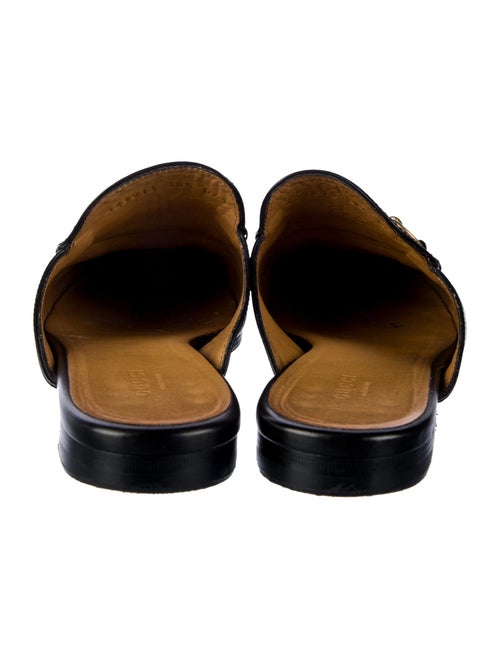 Gucci Horsebit Accent Leather Mules