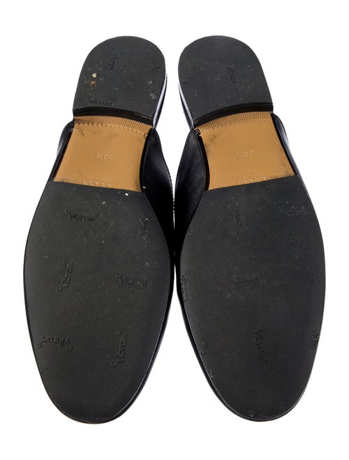 Gucci Horsebit Accent Leather Mules