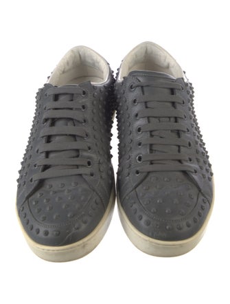 Gucci Leather Studded Accents Sneakers