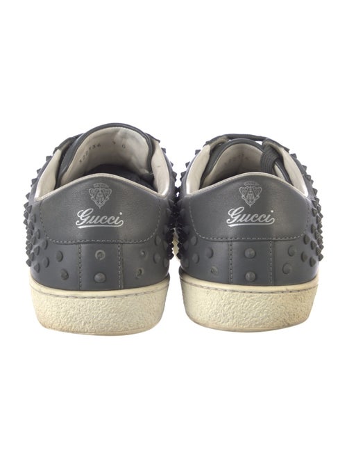 Gucci Leather Studded Accents Sneakers