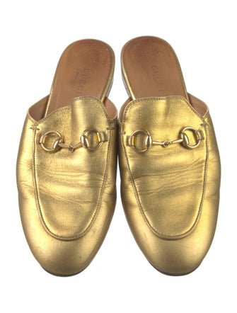 Gucci 1955 Horsebit Accent Leather Mules