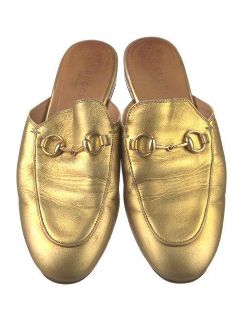 Gucci 1955 Horsebit Accent Leather Mules