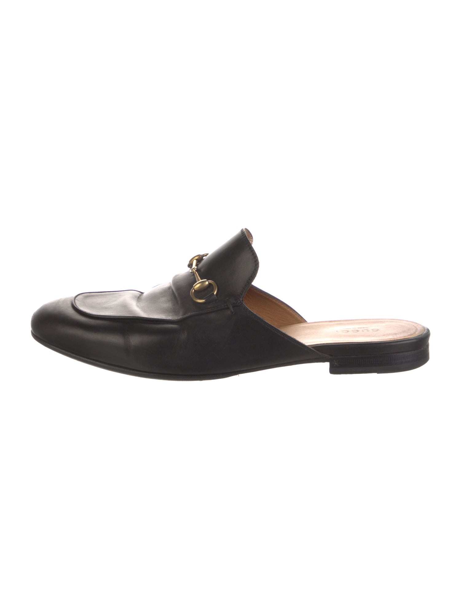 Gucci Horsebit Accent Leather Mules