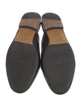 Gucci Horsebit Accent Leather Mules