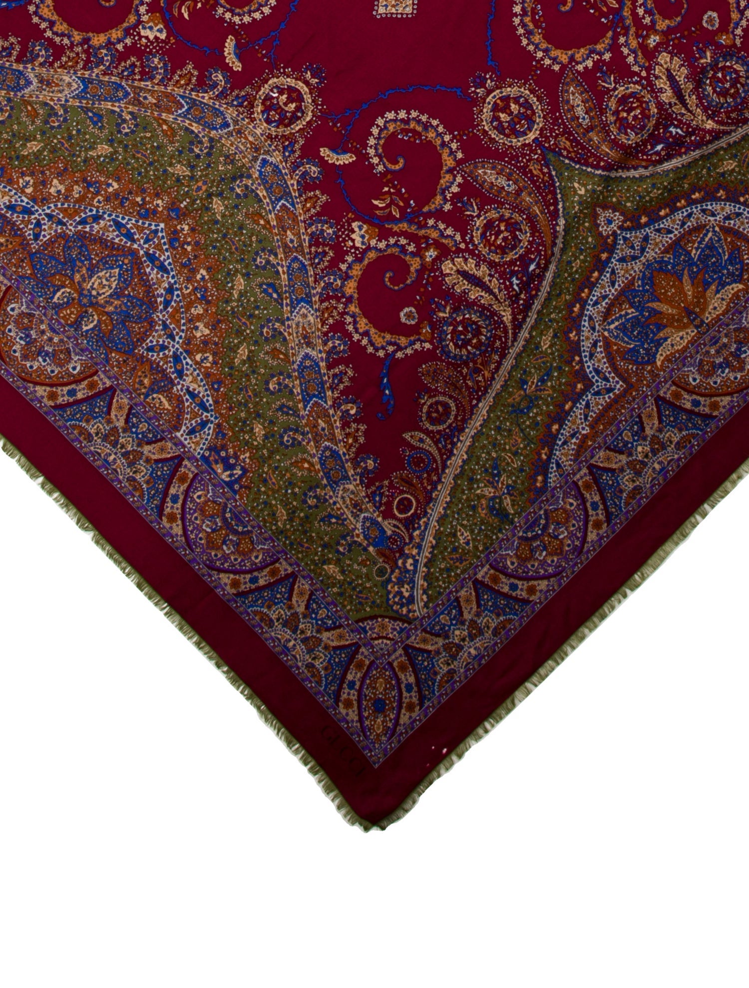 Gucci Paisley Print Scarf