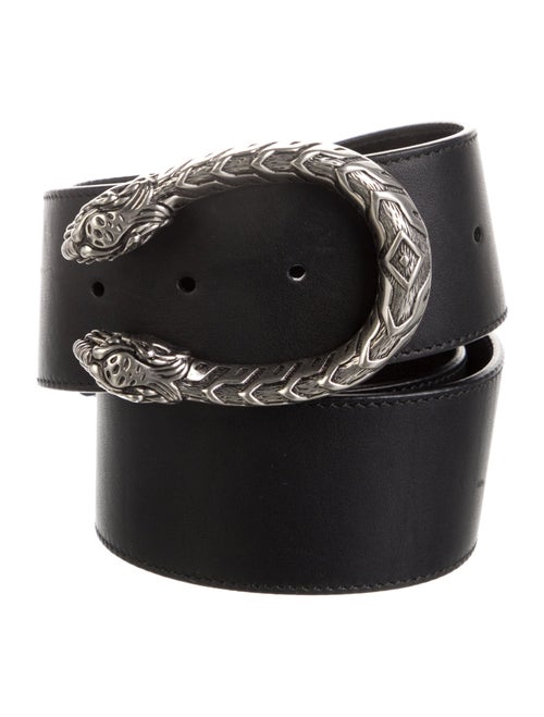 Gucci GG Logo Leather Waist Belt