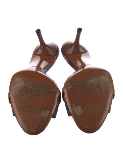 Gucci Satin Printed Slides