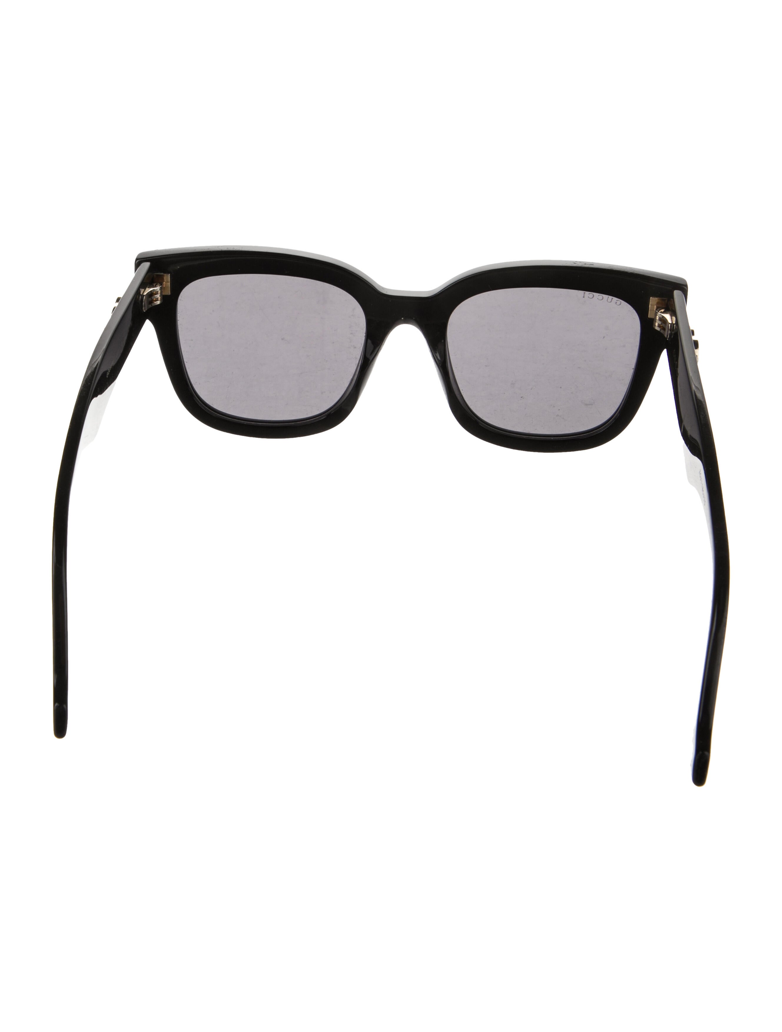 Gucci Double G Logo Wayfarer Sunglasses