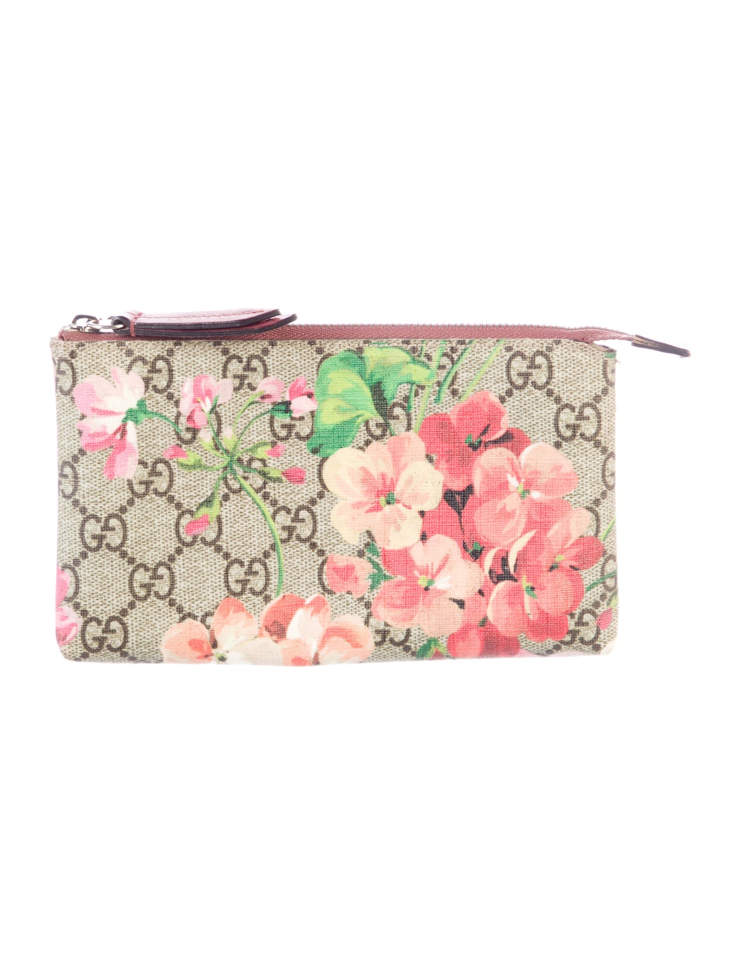 Gucci womens Coated canvas cosmetic bag