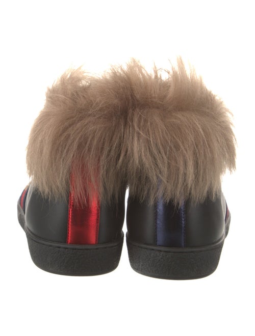 Gucci Sylvie Web Accent Leather Sneakers