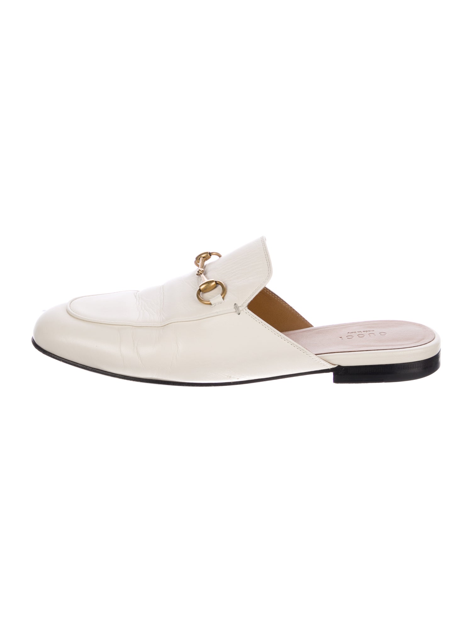 Gucci Horsebit Accent Leather Mules