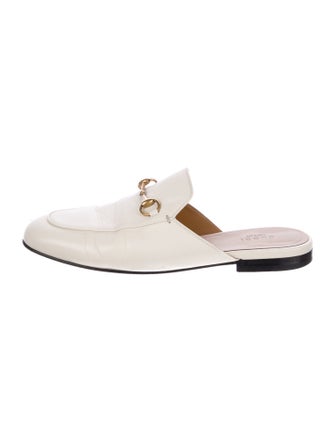 Gucci Horsebit Accent Leather Mules