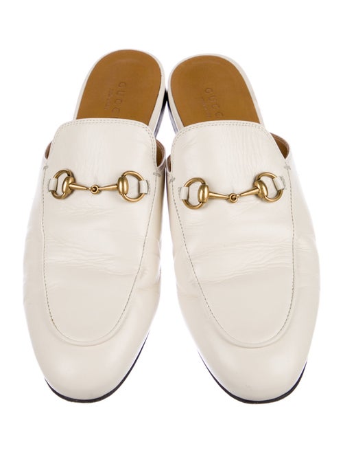 Gucci Horsebit Accent Leather Mules