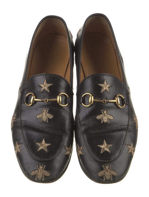 Gucci Horsebit Accent Leather Loafers