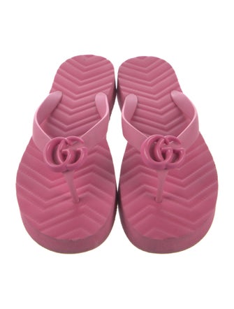 Gucci Rubber Flip Flops