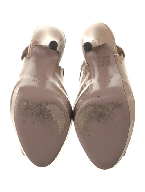 Gucci Patent Leather Slingback Pumps