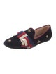 Gucci Velvet Printed Loafers