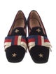 Gucci Velvet Printed Loafers