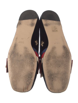 Gucci Velvet Printed Loafers
