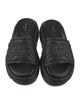 Gucci Double G Logo Leather Slides
