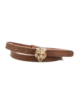 Gucci Skinny Leather Belt