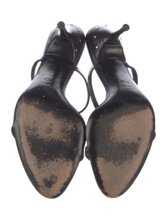 Gucci Leather Studded Accents Slides