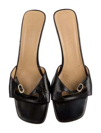 Gucci Leather Slides