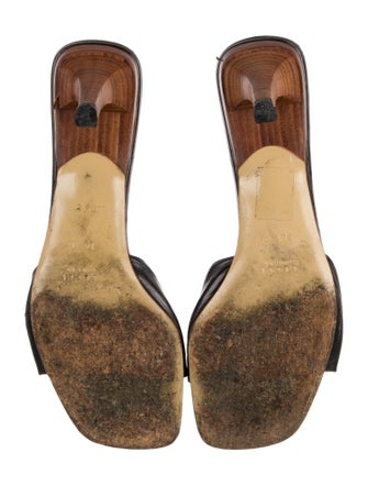 Gucci Leather Slides