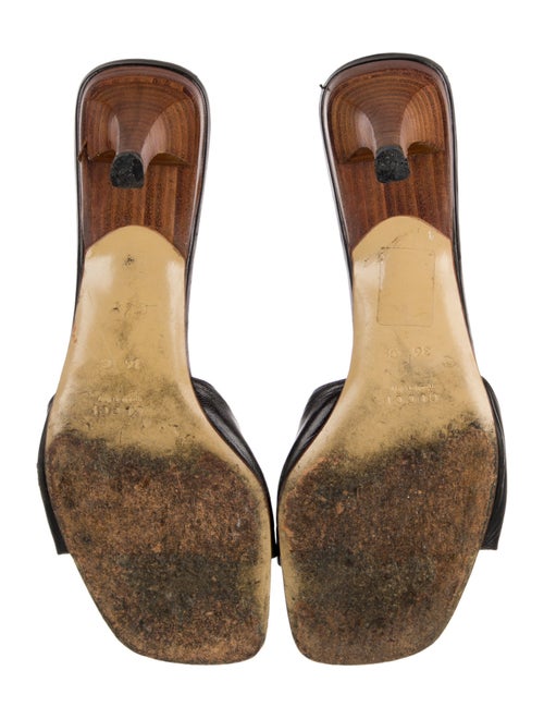 Gucci Leather Slides