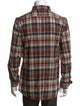 Gucci Plaid Print Long Sleeve Shirt