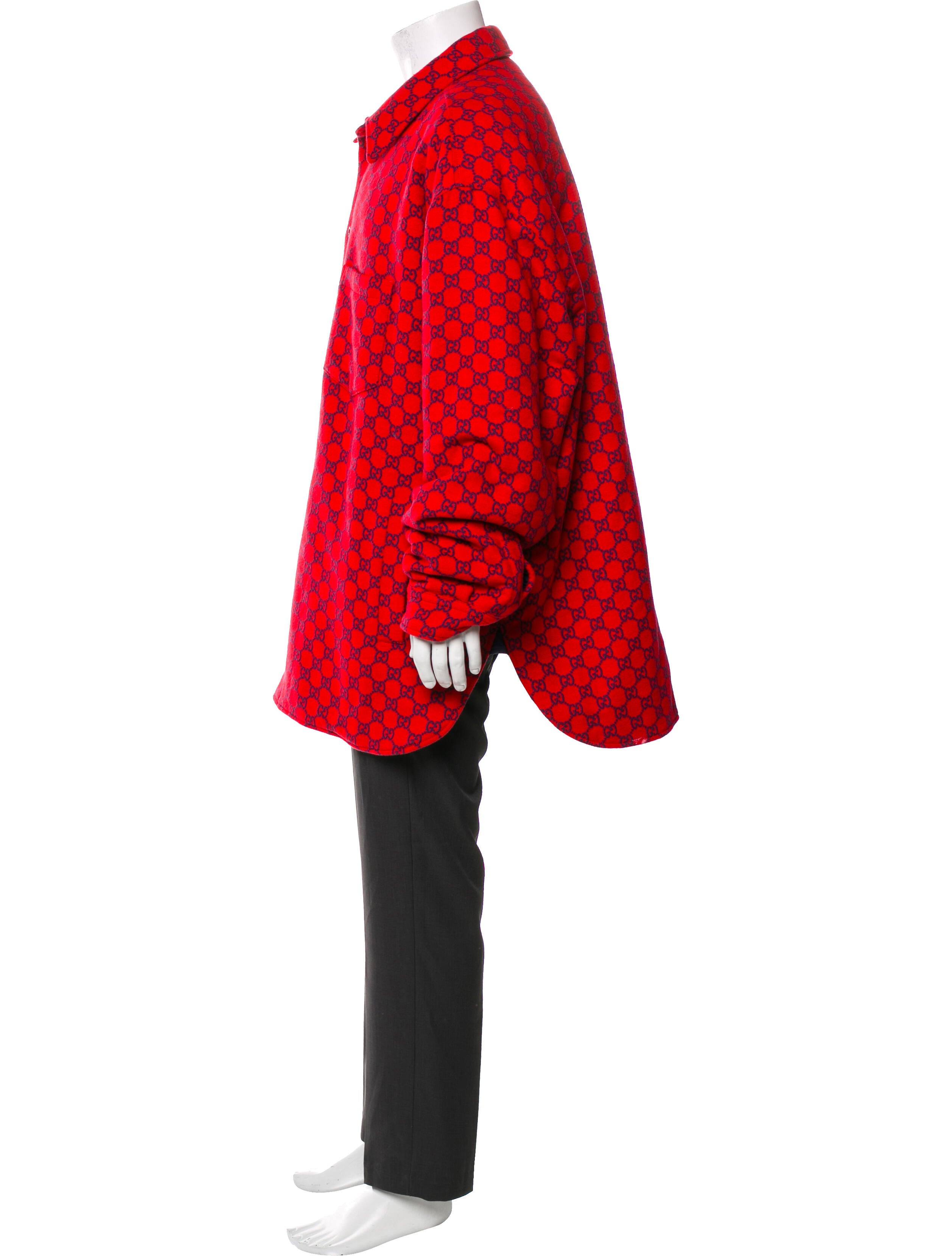 Gucci GG Logo Wool Overcoat w/ Tags