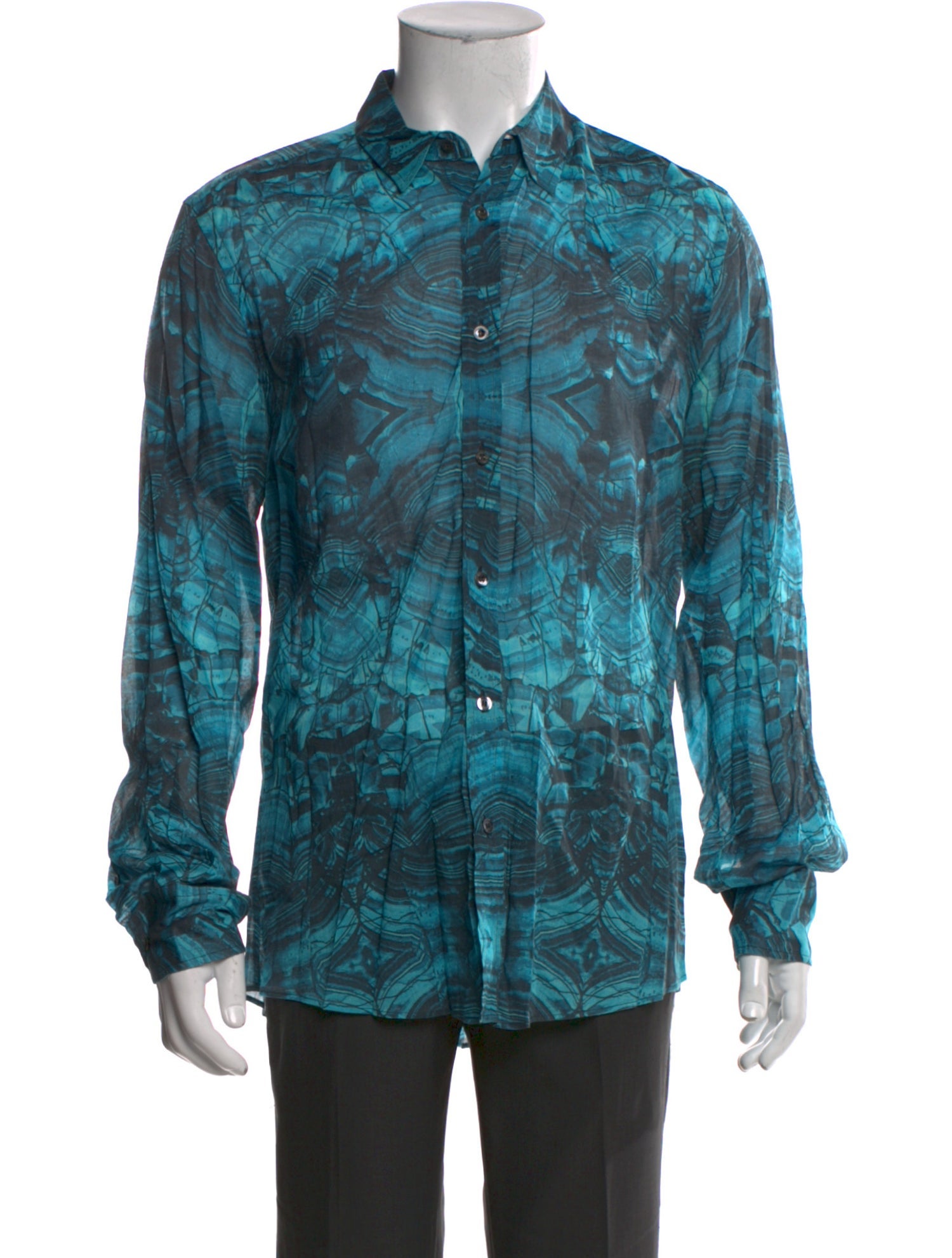 Gucci Printed Long Sleeve Shirt