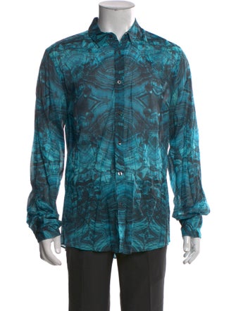 Gucci Printed Long Sleeve Shirt