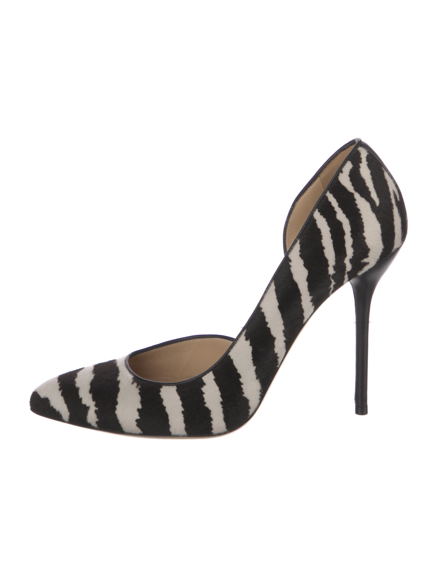Gucci Ponyhair Animal Print D'Orsay Pumps