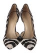 Gucci Ponyhair Animal Print D'Orsay Pumps