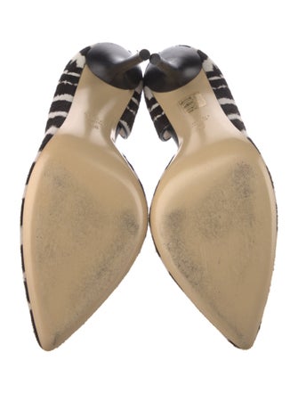 Gucci Ponyhair Animal Print D'Orsay Pumps